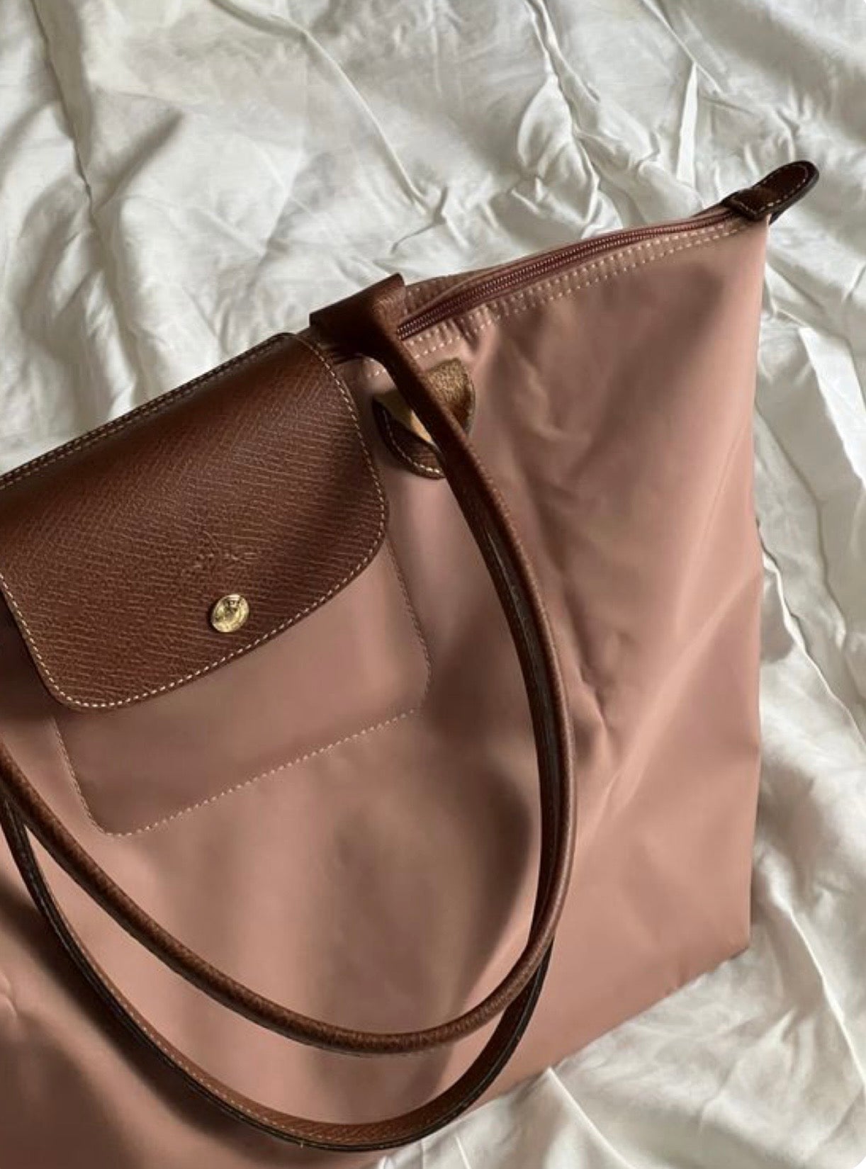 Longchamp Tote Large - Pink (WITH BRAND LOGO)