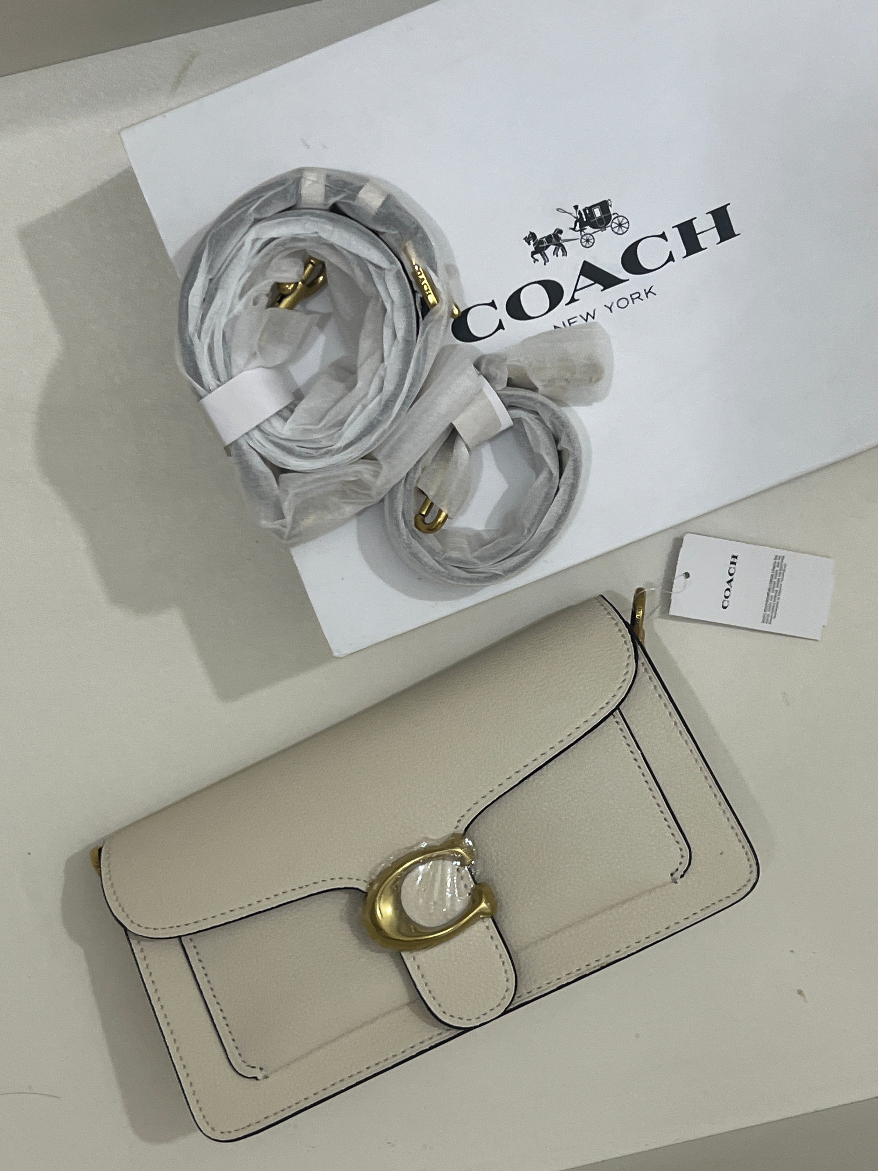 WHITE COACH TAB 26 BAG (WITH STRAPS & BOX)