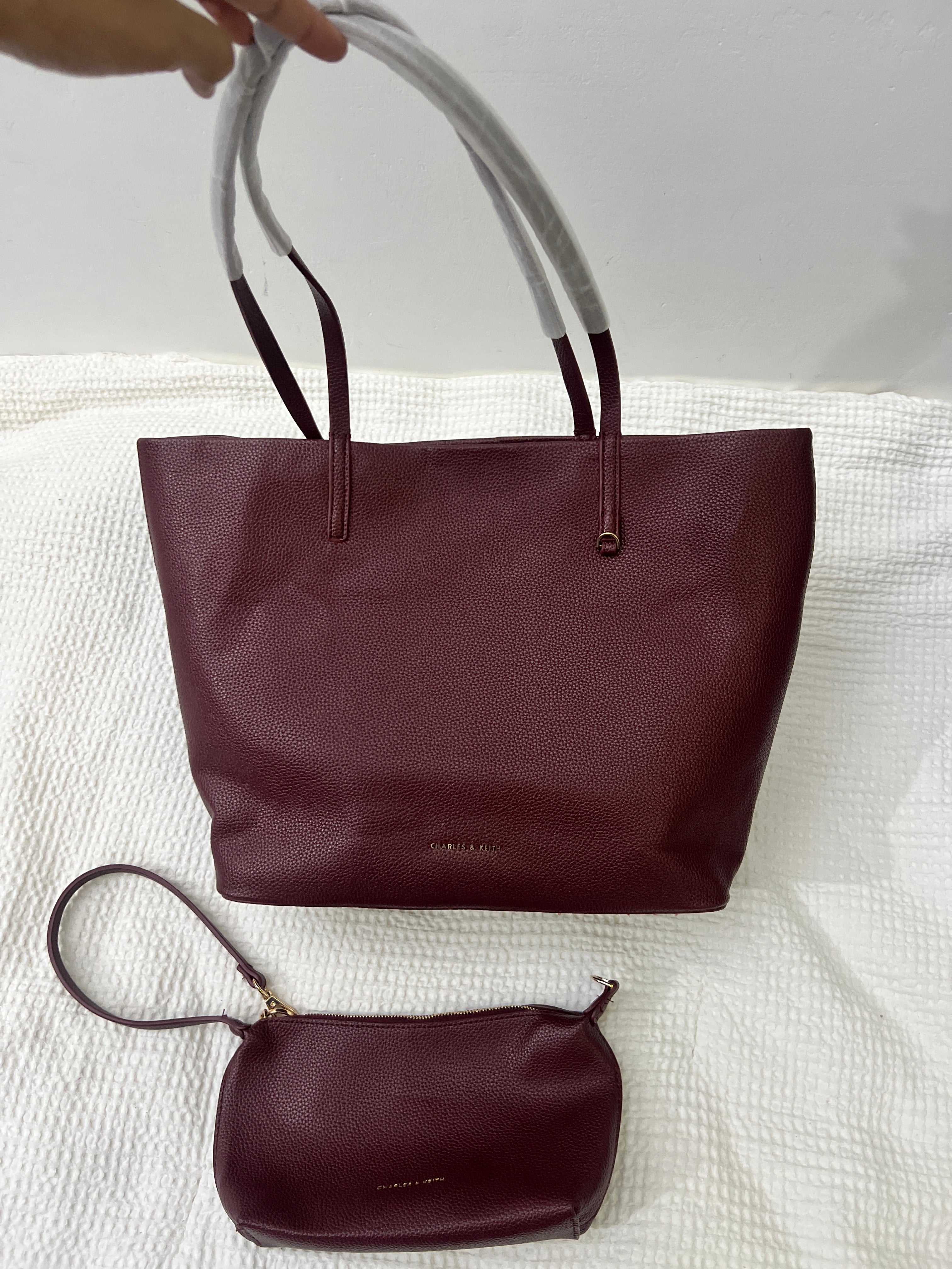 Charles & Keith ( with mini pouch )