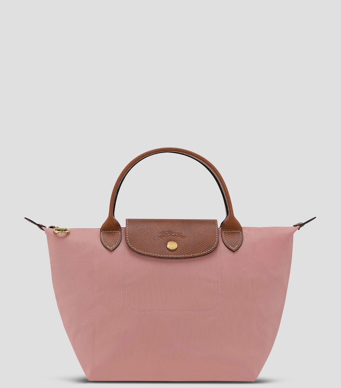 Longchamp Handbag Pink Tea Small - PAPER WHITE (WITH BRAND LOGO)