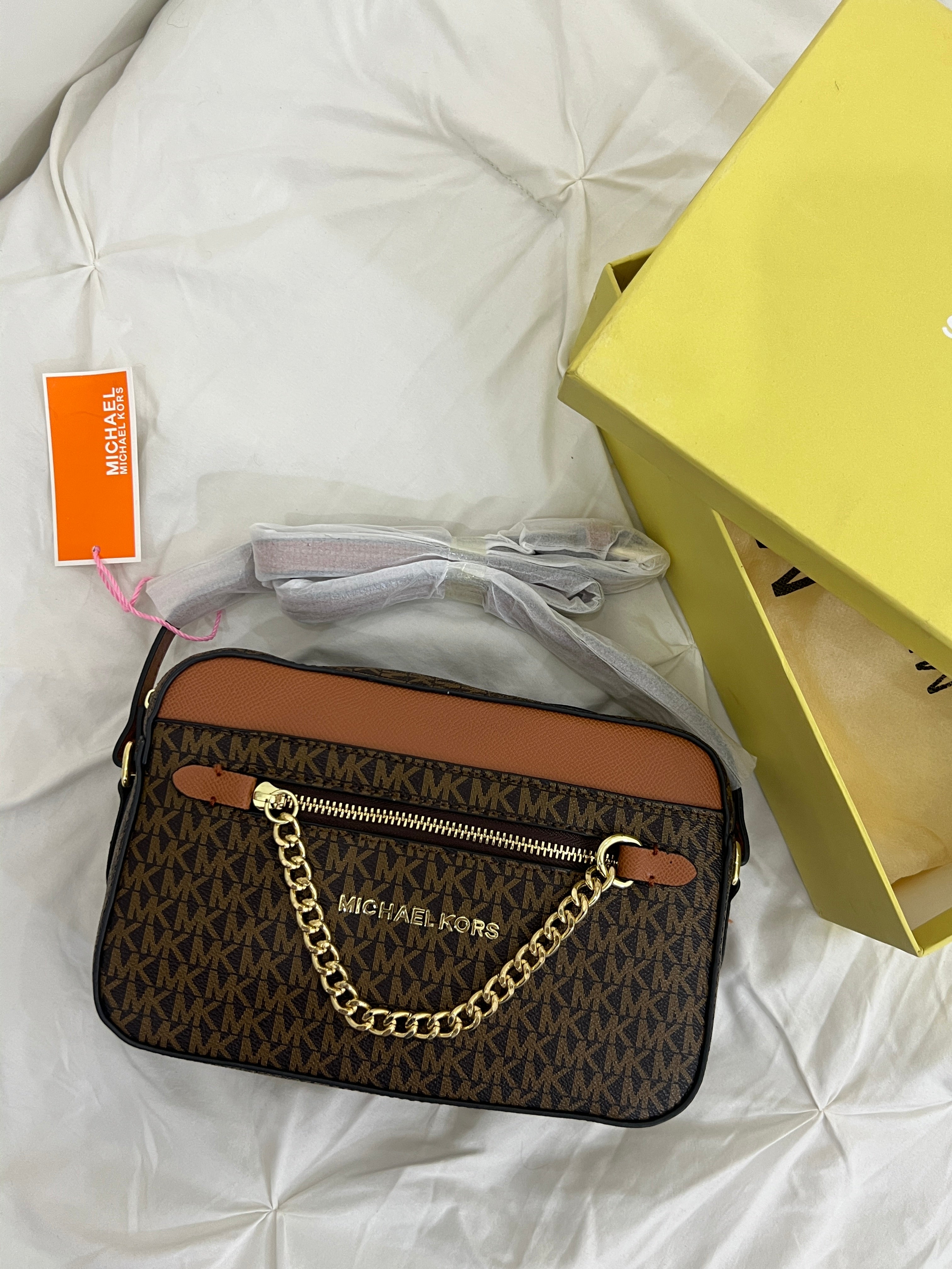 MK Inspired Crossbody Bag (With Long Strap, Dust Bag & Box)
