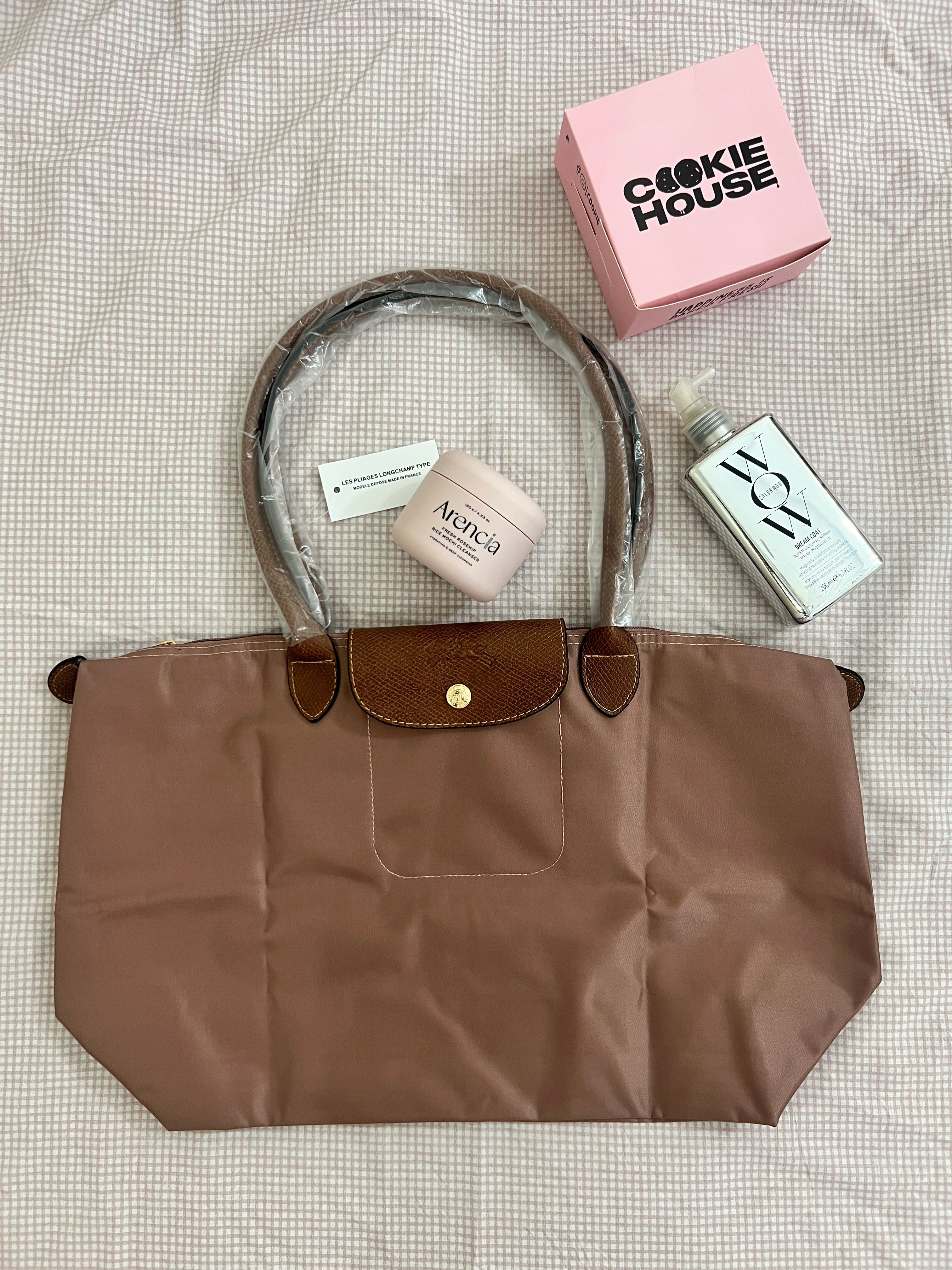 Longchamp Tote Large - Pink (WITH BRAND LOGO)