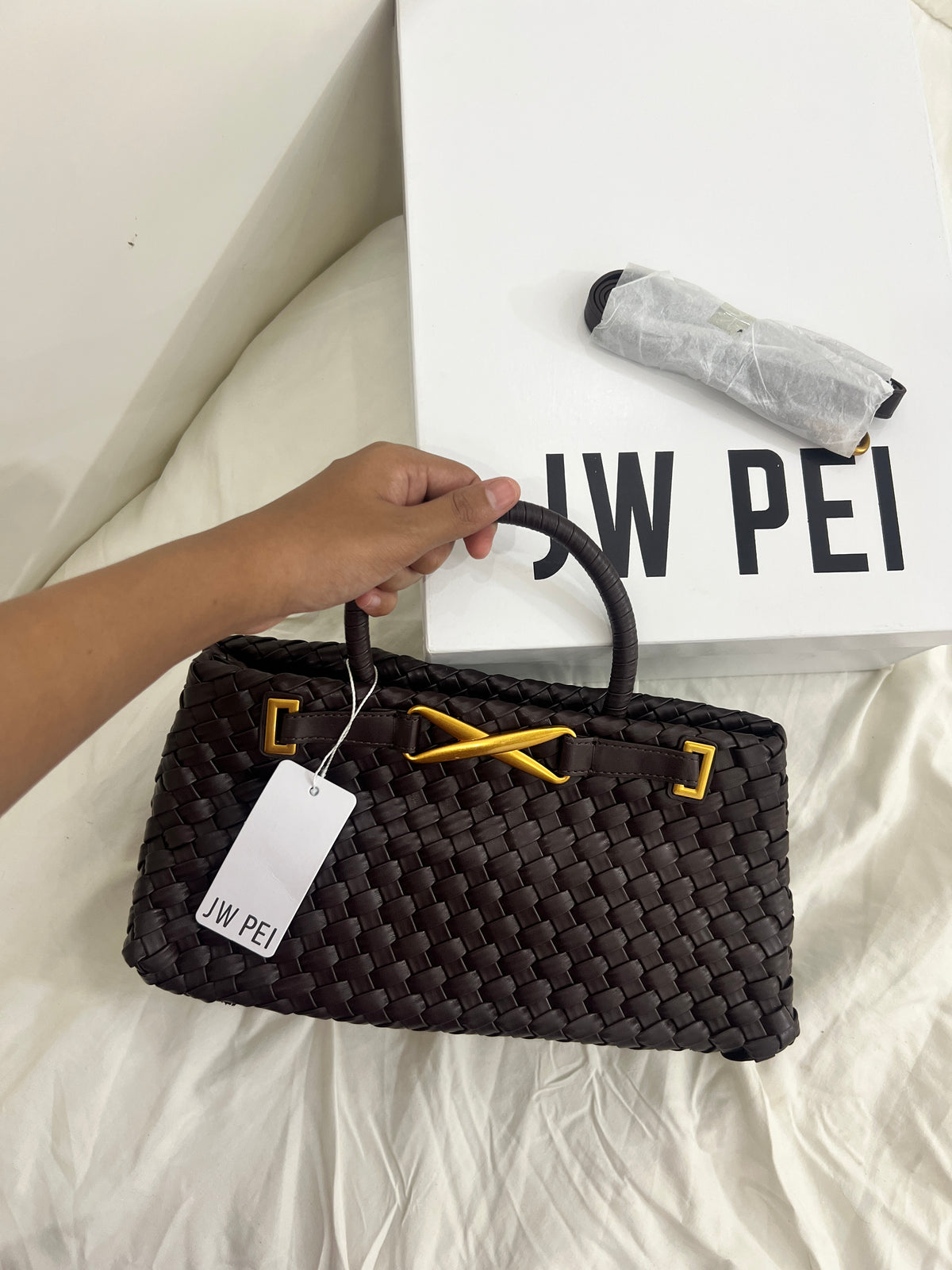JWPEI INSPIRED in Chocolate Brown(with box and strap)