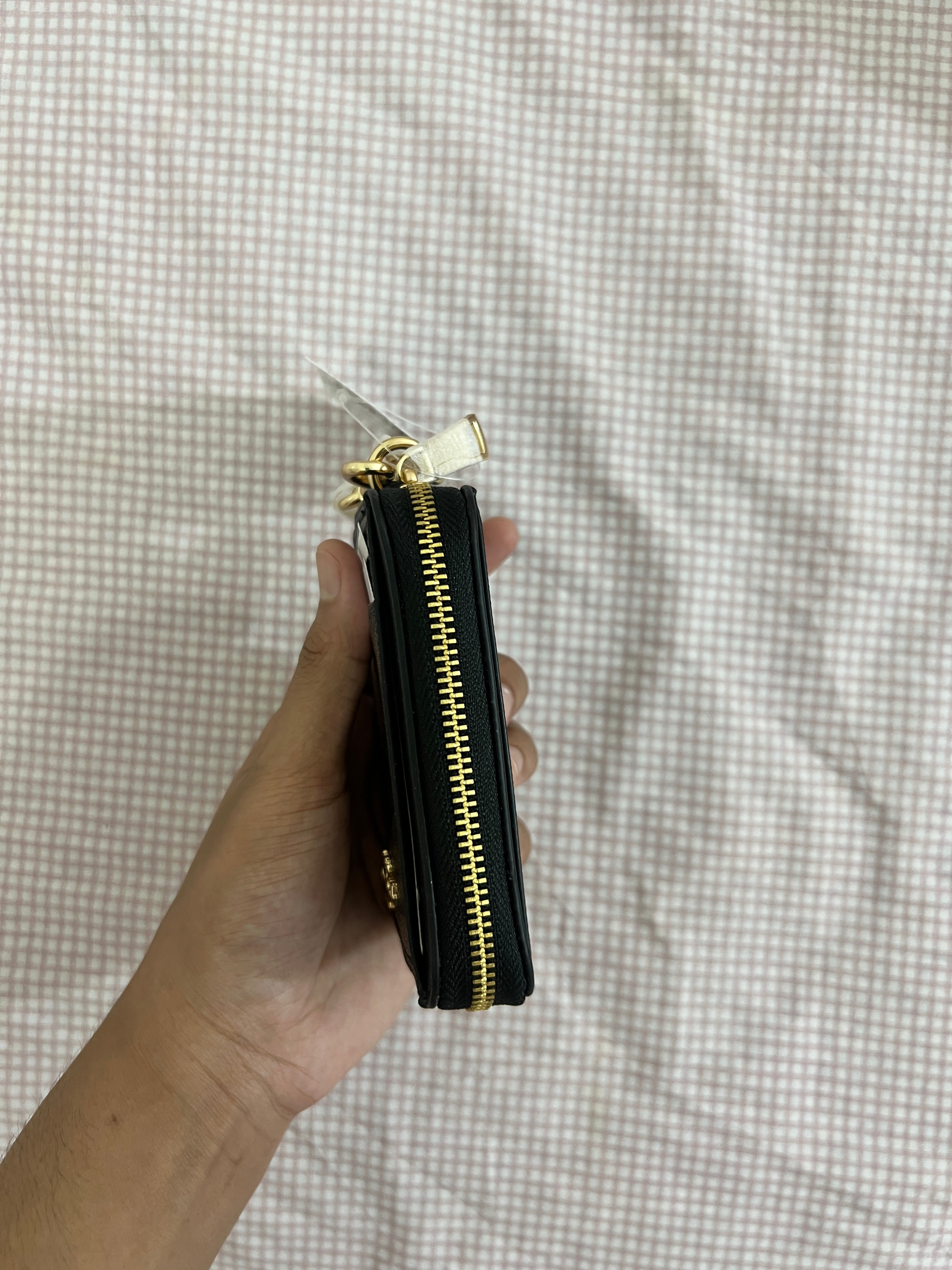 Coach Zip Card Case in Signature Canvas