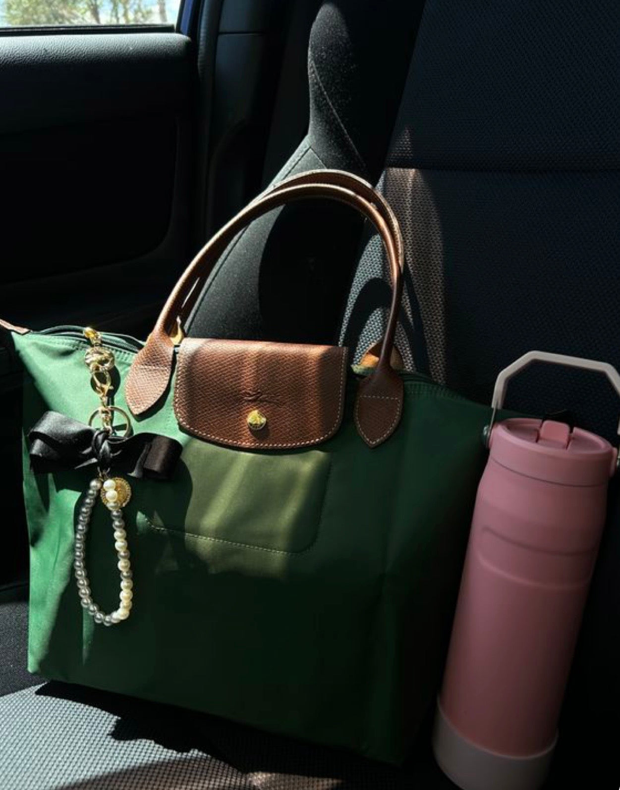 Longchamp Tote Medium - Sage Green (WITH BRAND LOGO)