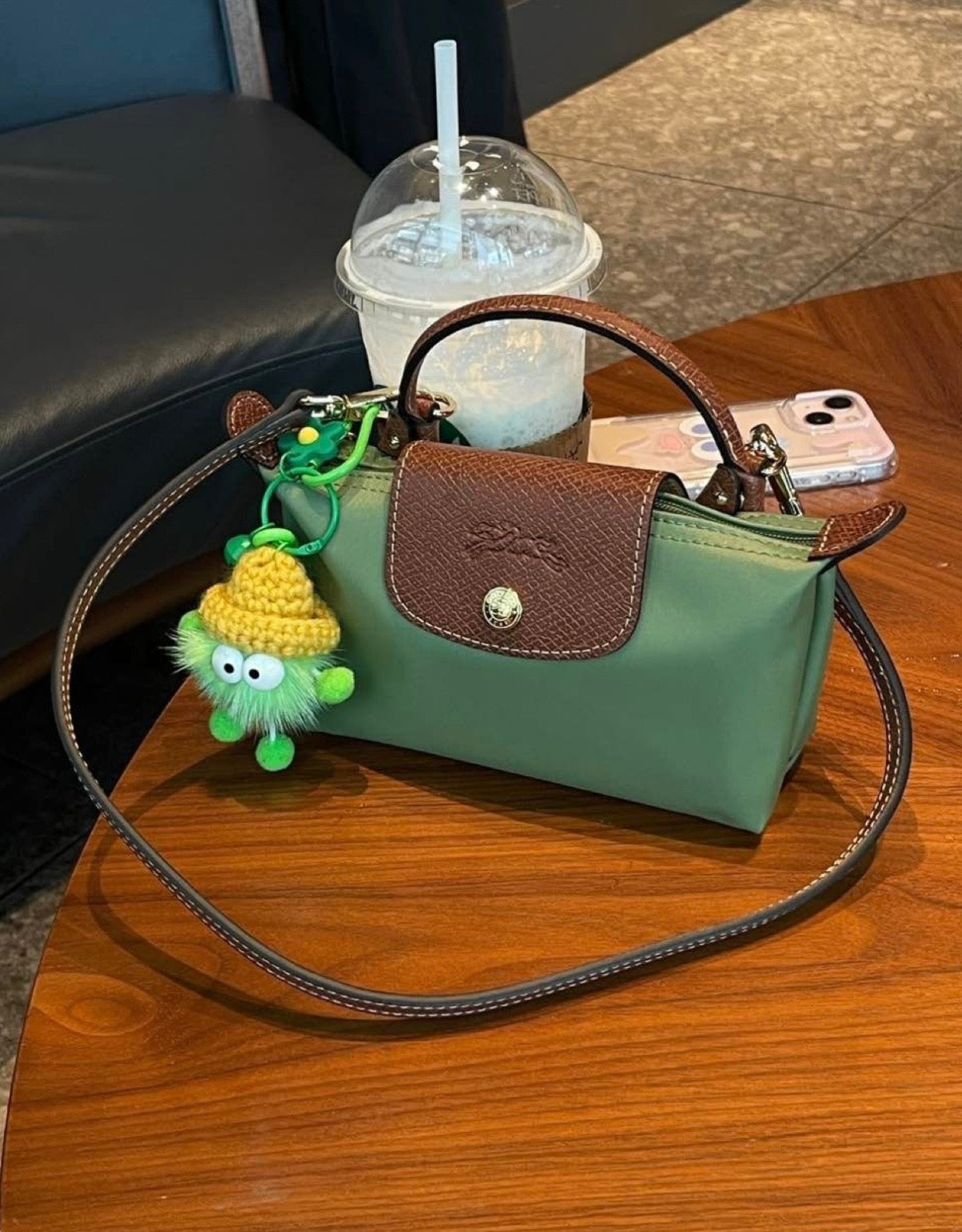 Longchamp Crossbody Bag with Strap (WITH BRAND LOGO)