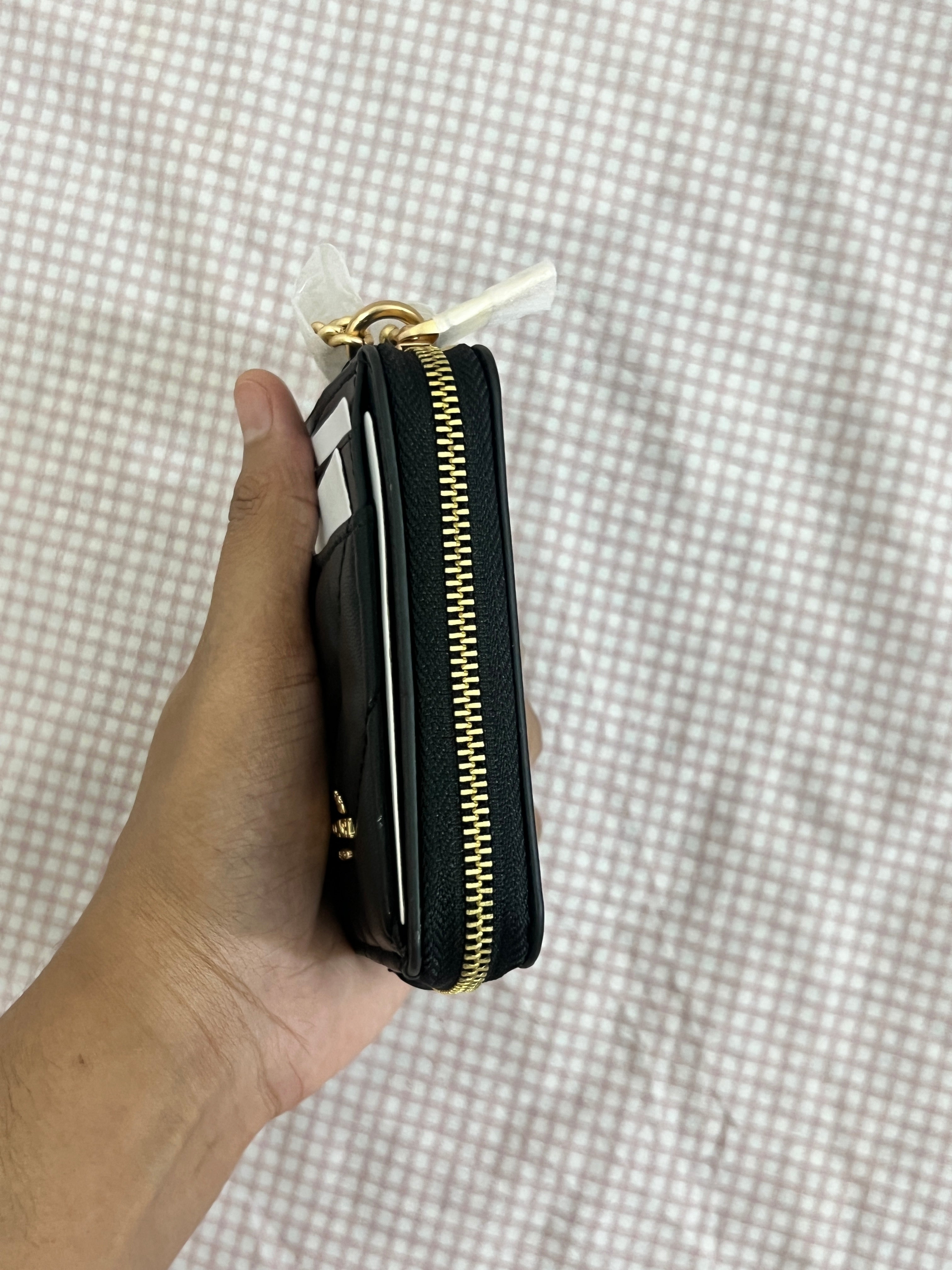 Coach Zip Card Case in Signature Canvas