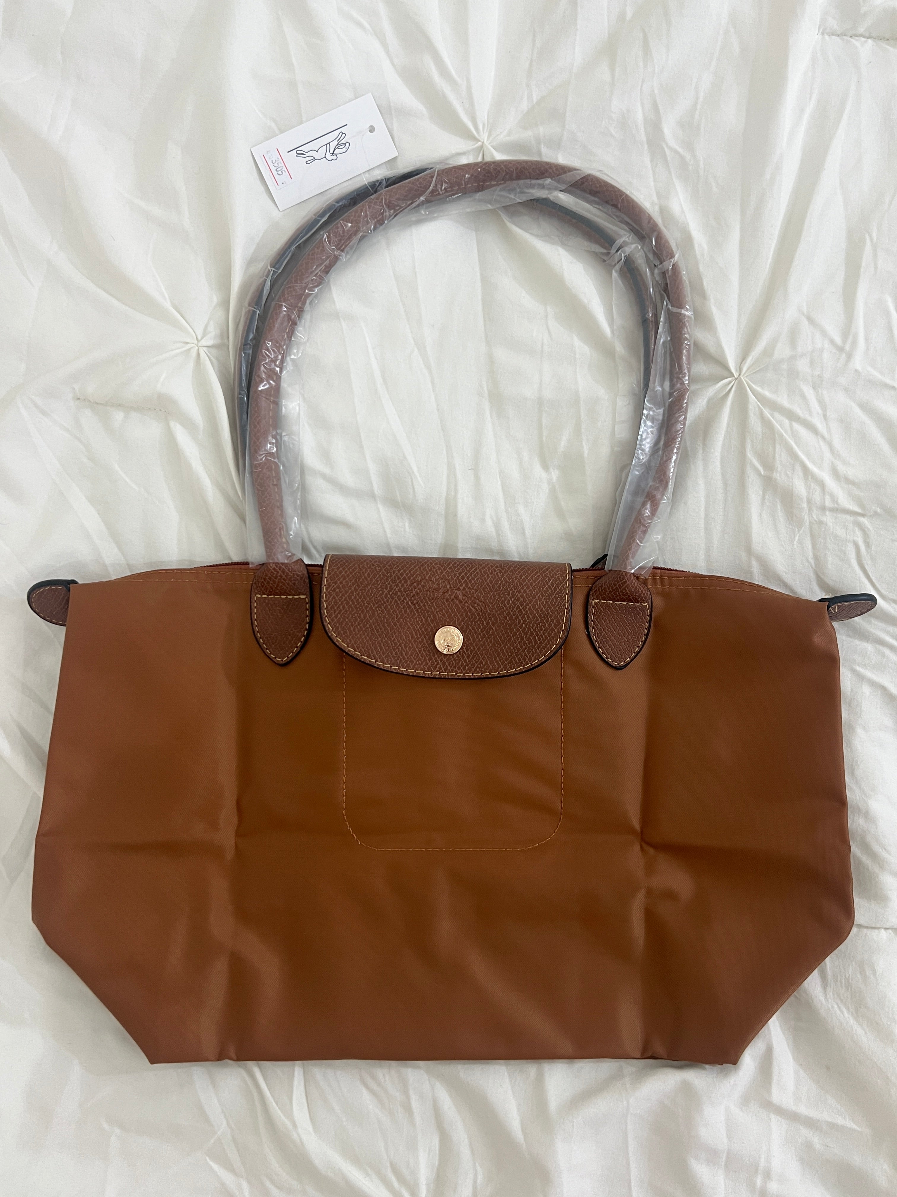 Longchamp Tote Medium -  Brown (WITH BRAND LOGO)