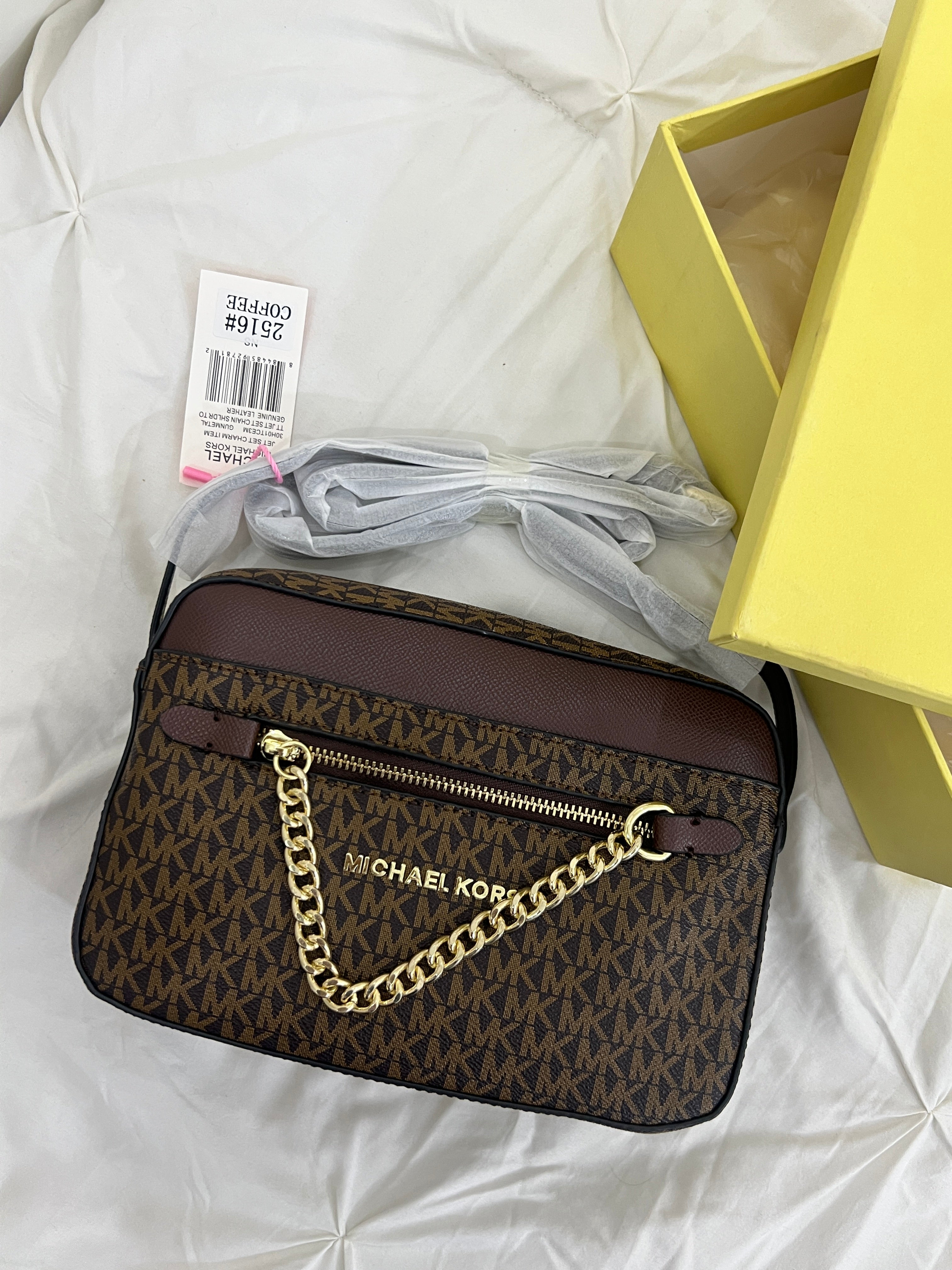 MK Inspired Crossbody Bag (With Long Strap, Dust Bag & Box)