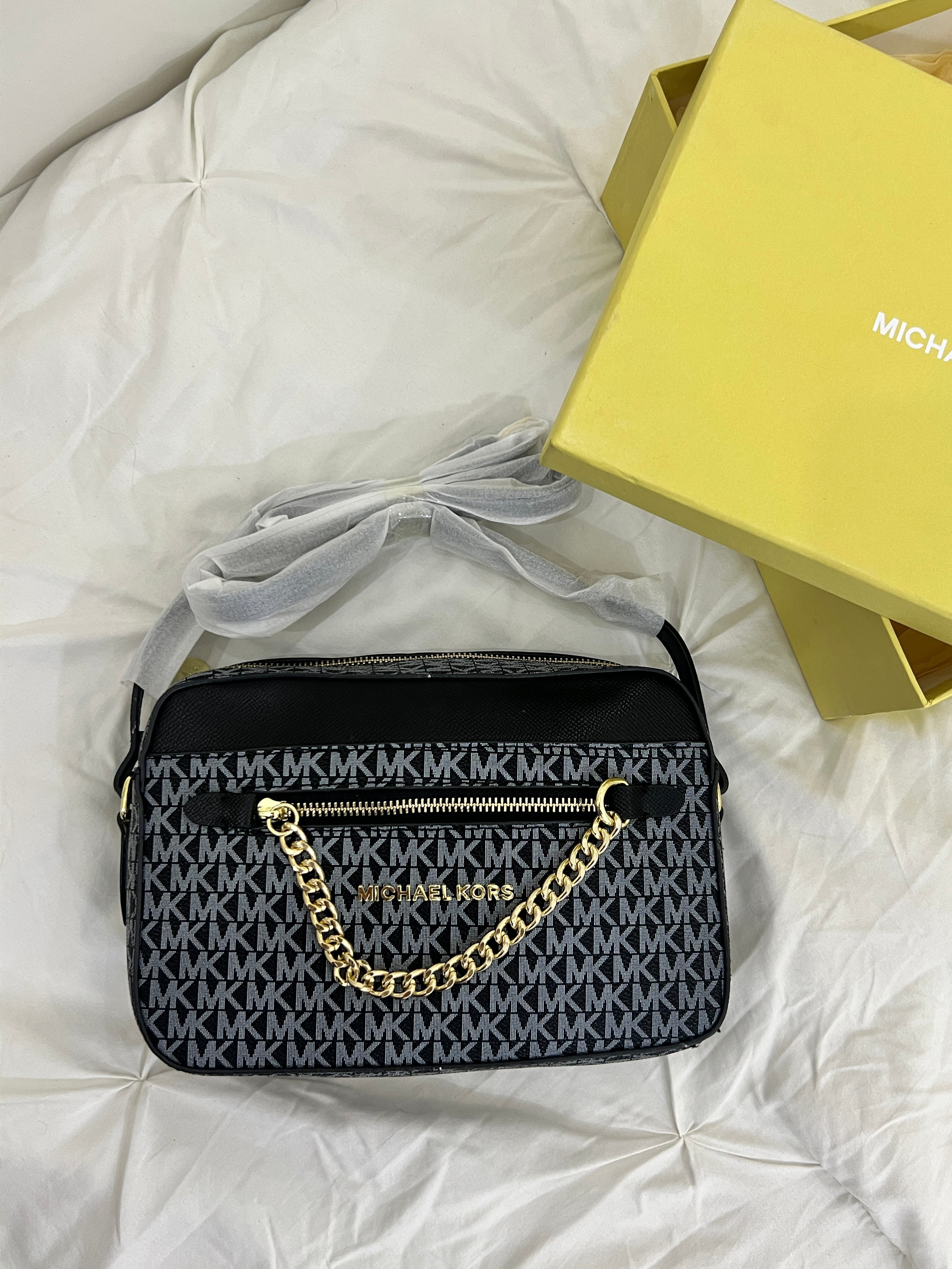 MK Inspired Crossbody Bag (With Long Strap, Dust Bag & Box)
