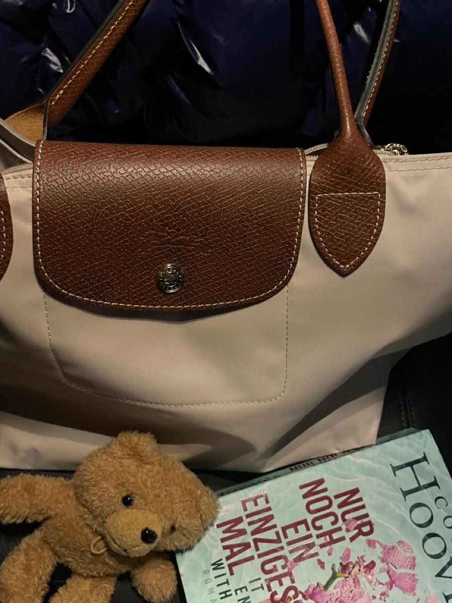 Longchamp Handbag Small - PAPER WHITE (WITH BRAND LOGO)