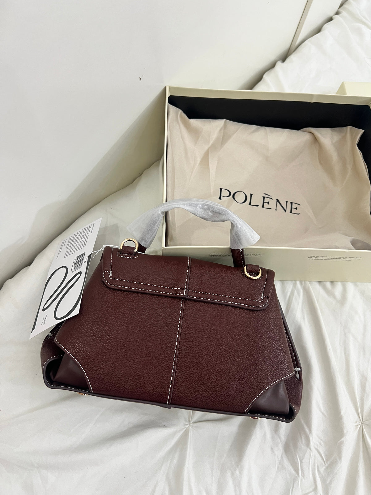 Polène Inspired in Chocolate Brown (Premium Quality with strap and box)