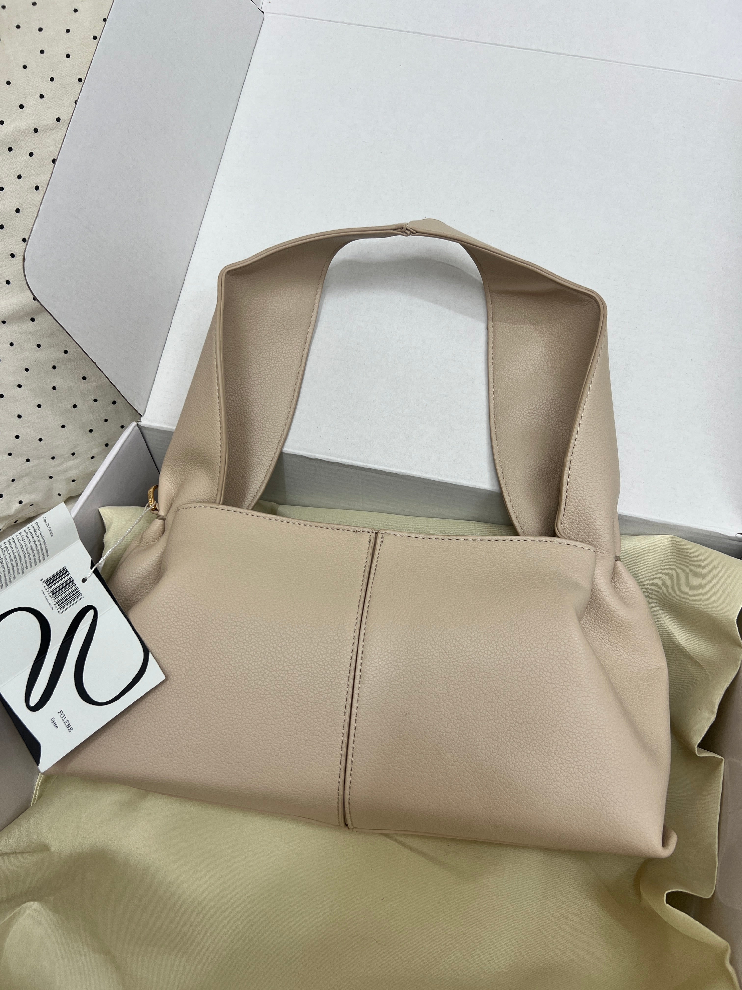 Polène Cyme Mini Shoulder Bag – Beige