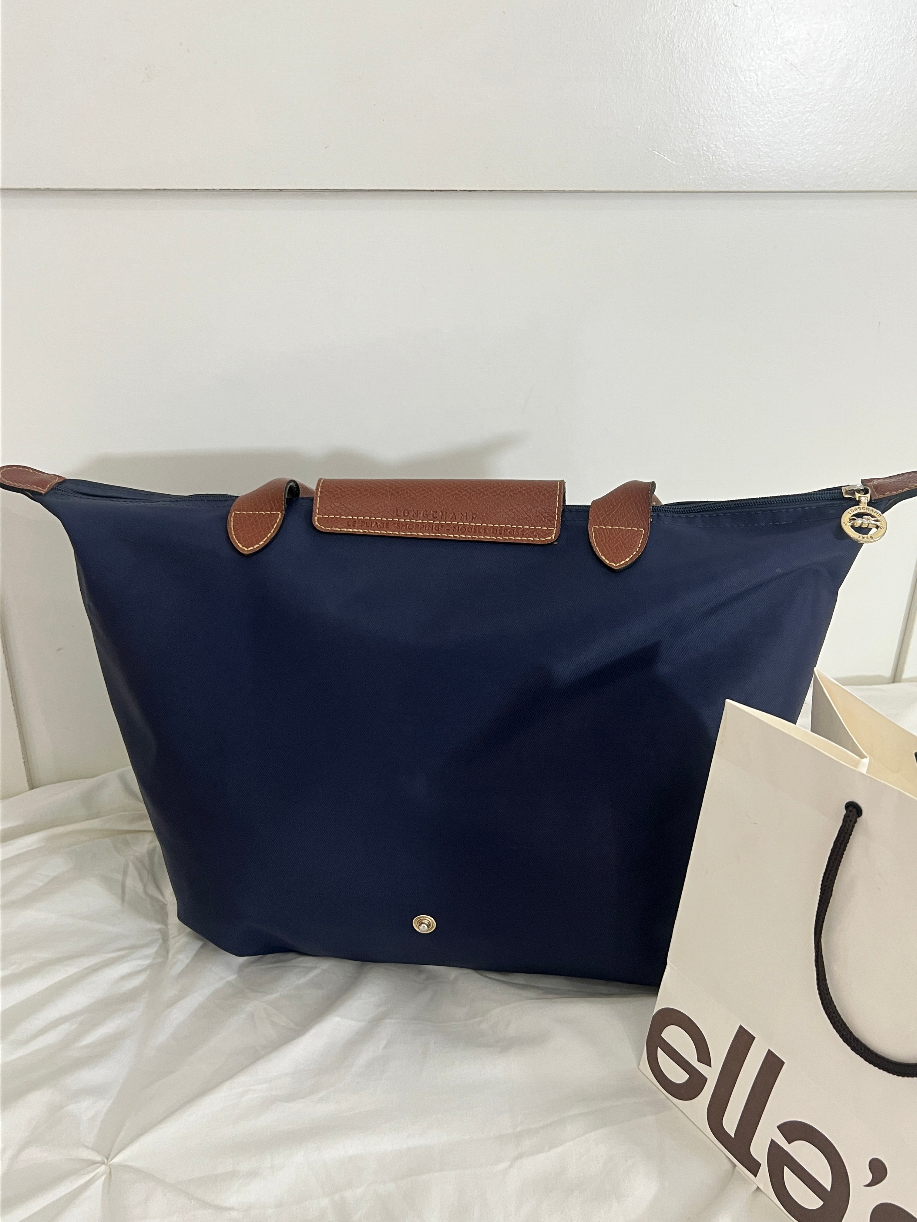 Longchamp Tote LARGE - Blue (WITH BRAND LOGO)