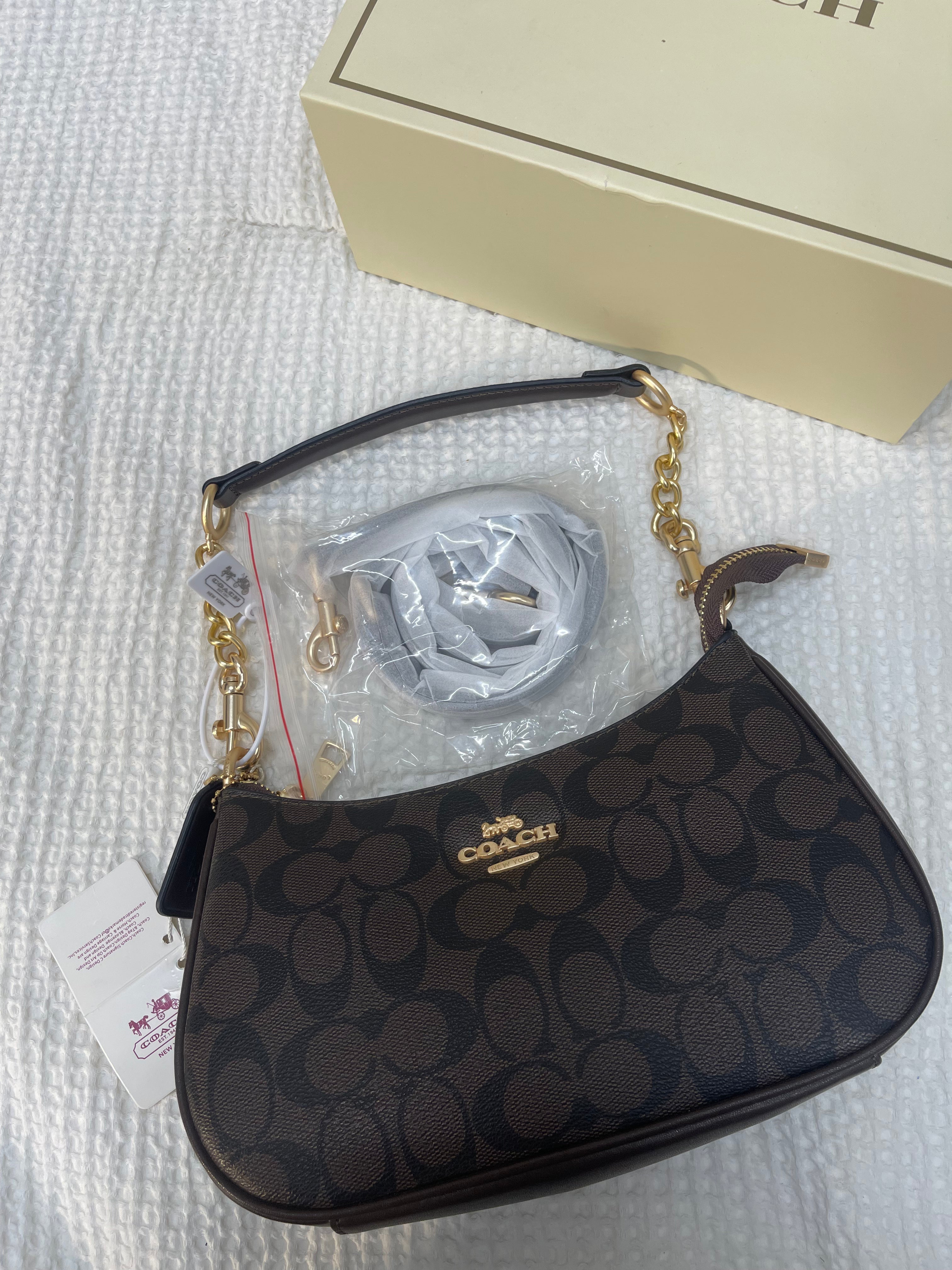 Coach Teri Shoulder Bag (with Box and long strap)