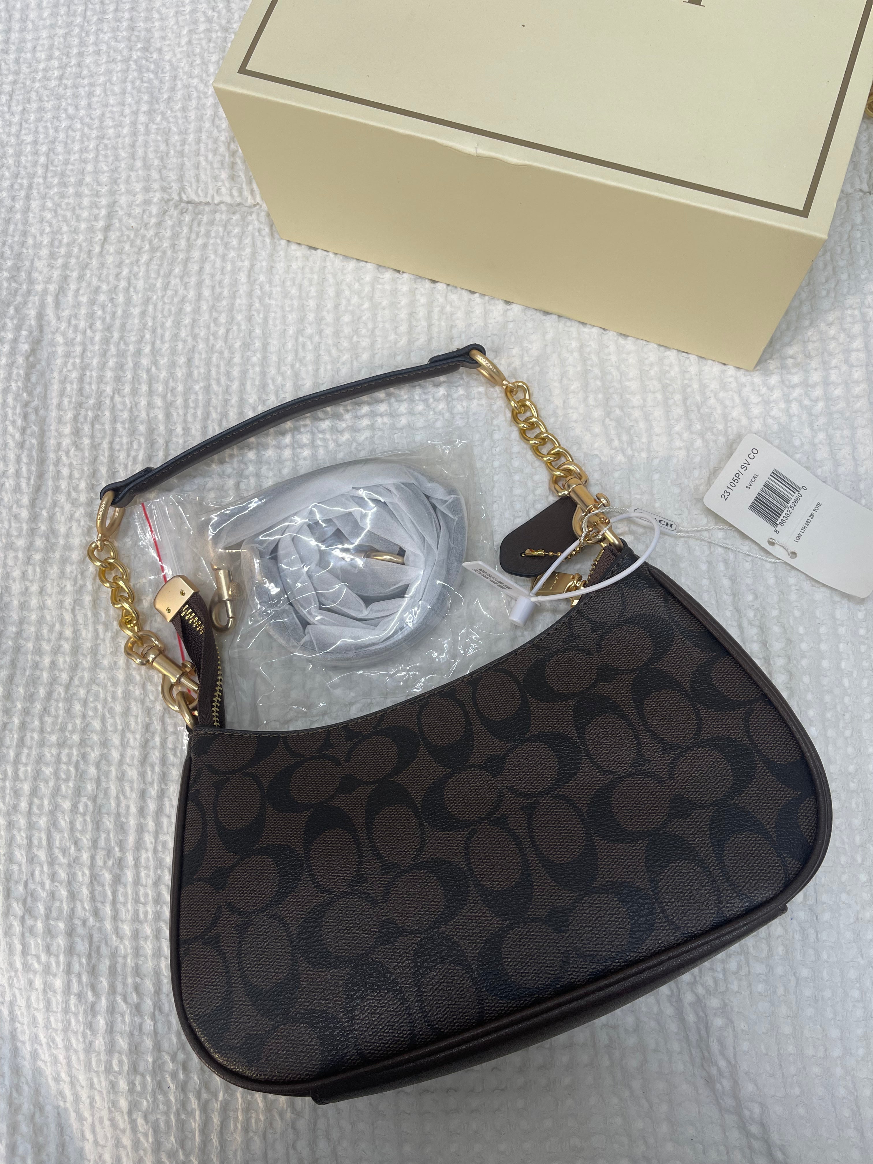 Coach Teri Shoulder Bag (with Box and long strap)