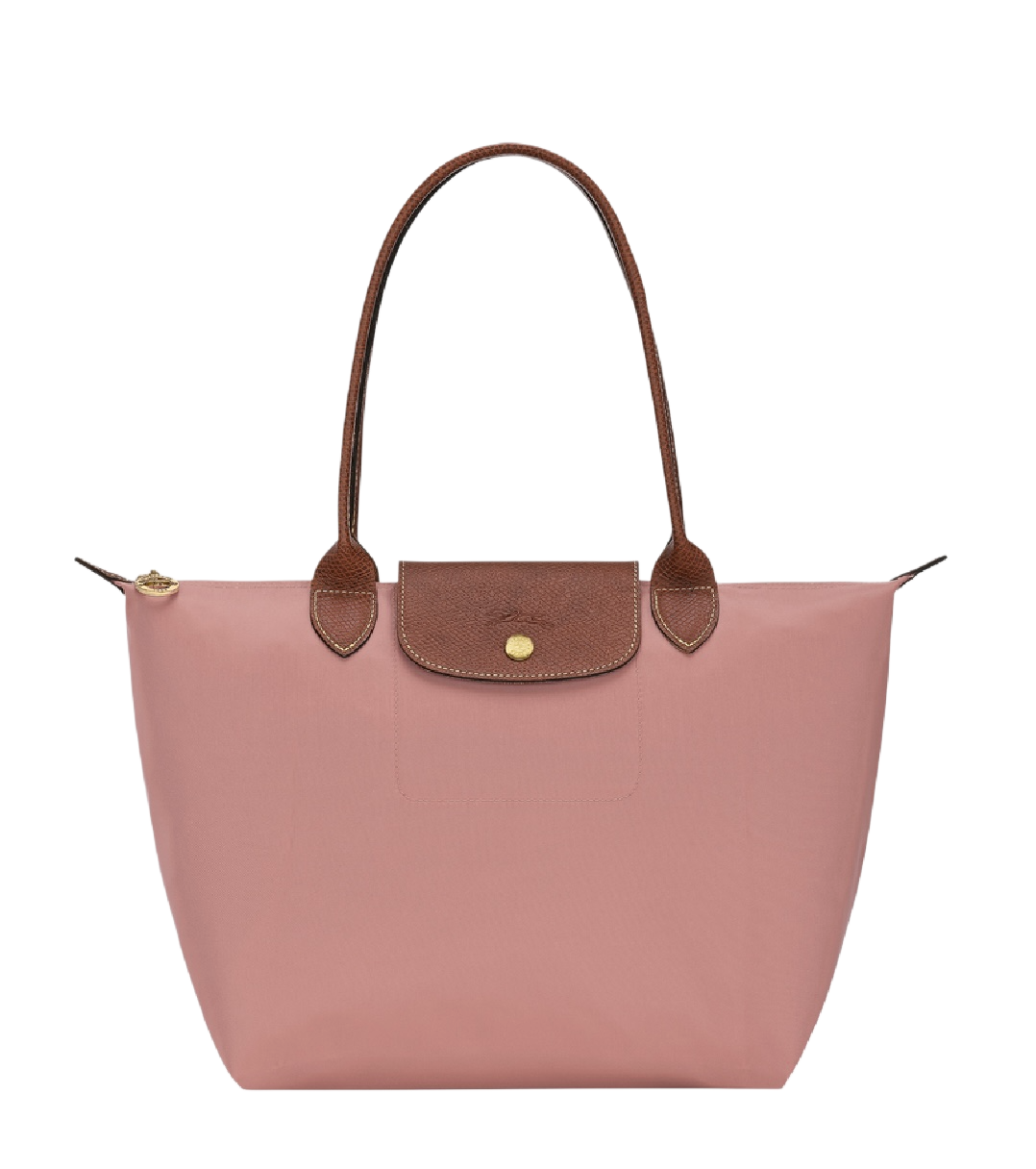 Longchamp Tote Large - Pink Tea (WITH BRAND LOGO)