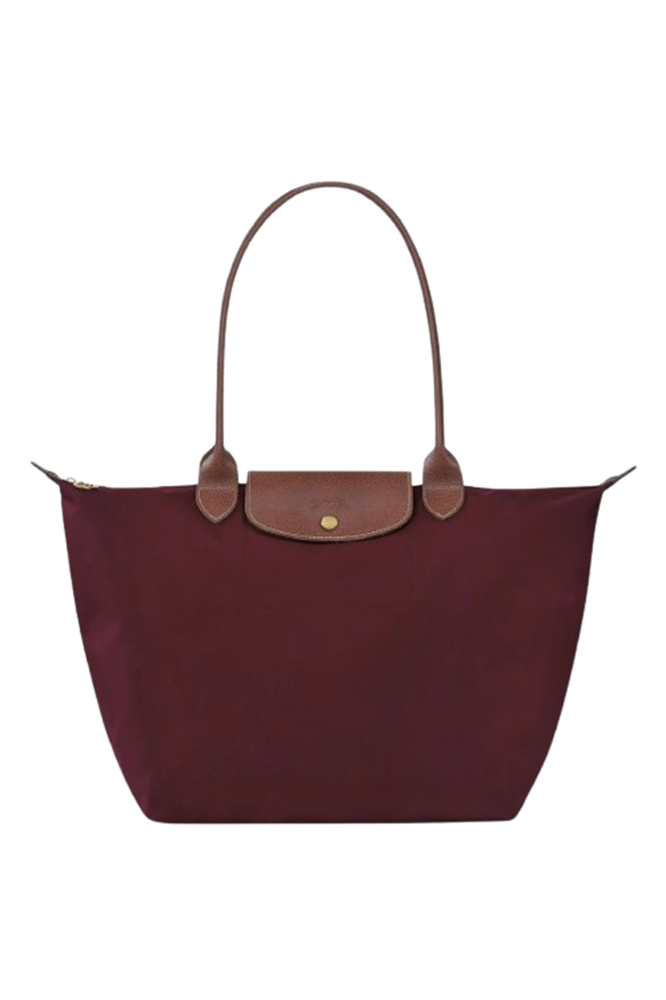 Longchamp Tote MEDIUM - Wine Red (WITH BRAND LOGO)